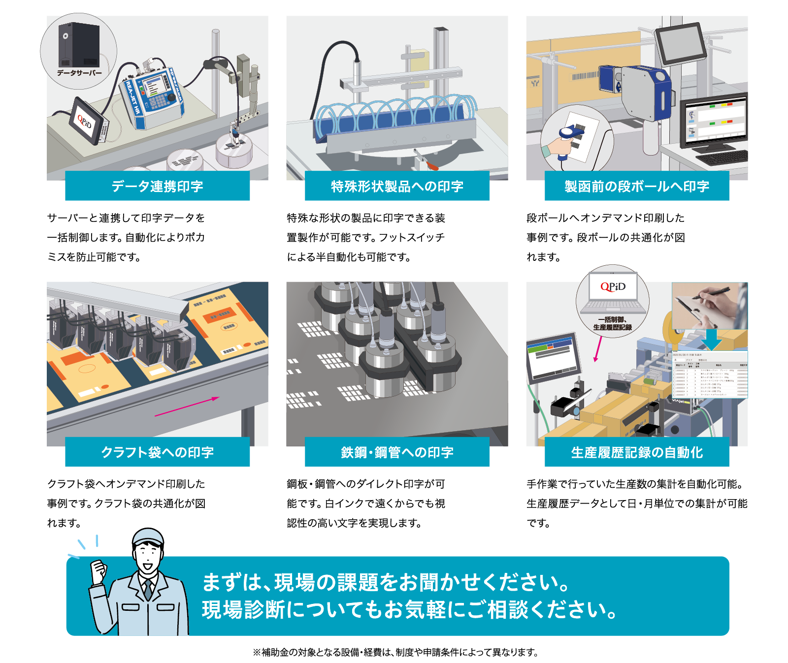 自動印字システム事例