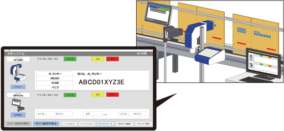 数千件に及ぶ印字データの管理